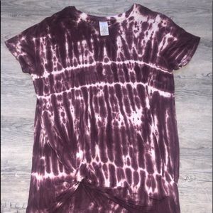 L/G purple and white tye-dye.
